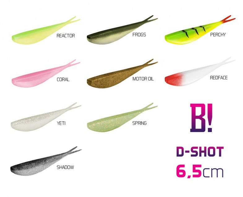 Umělá nástraha BOMB! D-SHOT / 5ks