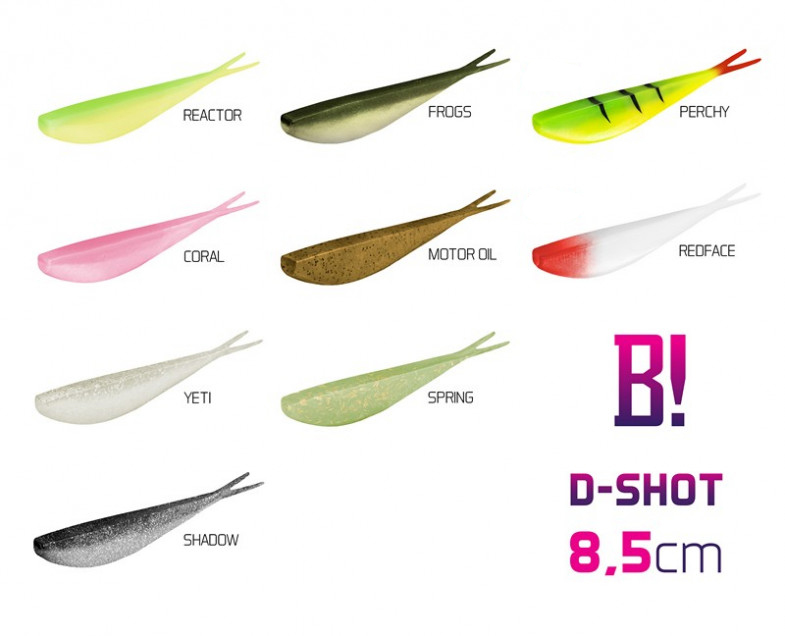 Umělá nástraha BOMB! D-SHOT / 5ks