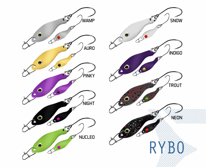 Plandavka Delphin RYBO 0.5g INDIGO Hook #8