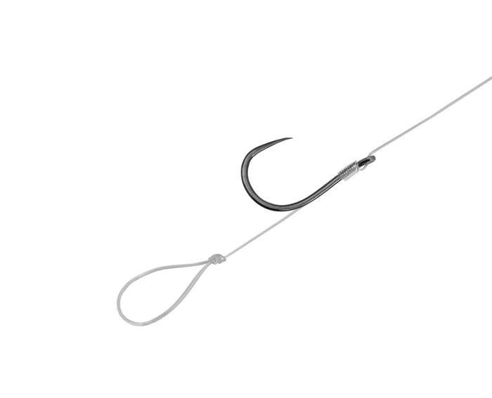 Feederový návazec Delphin FLR Loop / 6ks 8cm #6 SM