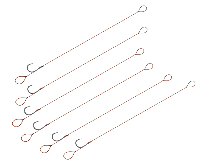 Feederový návazec Delphin Proxi 8 Loop / 6ks 8cm #8 SM