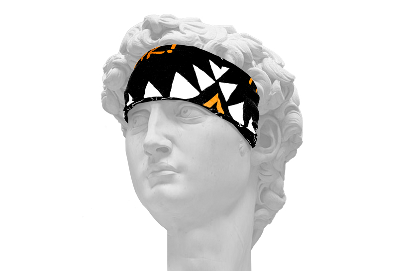 Multifunkční šátek Delphin Atak! UNI