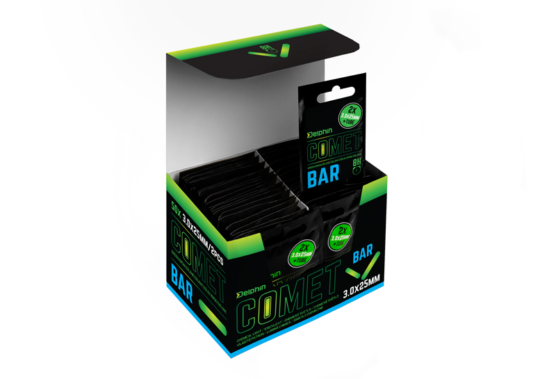 Chemické světlo Delphin Comet BAR / 2ks Tyčinka 4.5x37mm