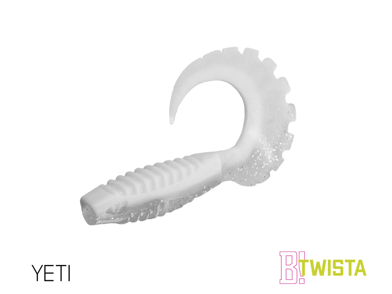 Umělá nástraha Delphin TWISTA UVs / 5ks 8cm/MudGOLD