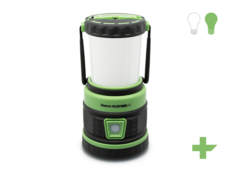Kempová lampa Delphin AURA+ UC 8,5W 5400mAh