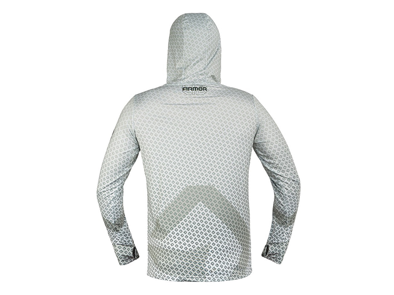 Tričko s kapucí Delphin UV ARMOR 50+ Olive (XXL)