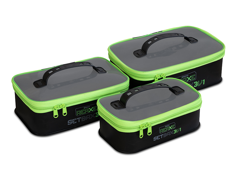Set tašek Delphin REAXE SetBAX 3v1 30x20x11cm / 28x18x10cm / 26x16x9cm