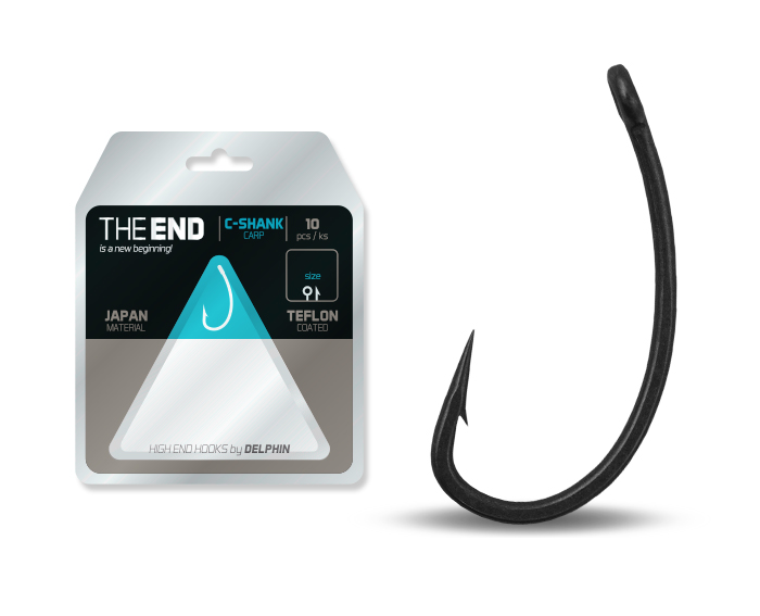 Háčik Delphin THE END Carp C-SHANK #4 #4