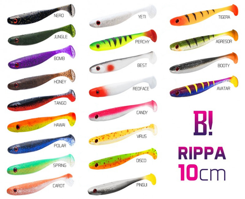 Umelá nástraha BOMB! Rippa / 5ks 10cm/YETI