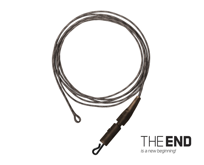 Návazec THE END Leadcore + PIN clip / 3ks