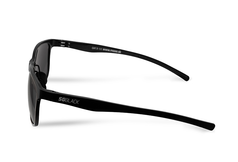 Polarizačné okuliare Delphin SG BLACK čierne sklá