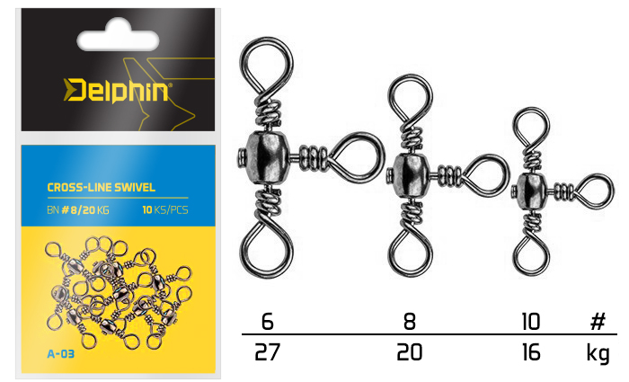 Cross-Line Swivel A-03/10ks BN/10