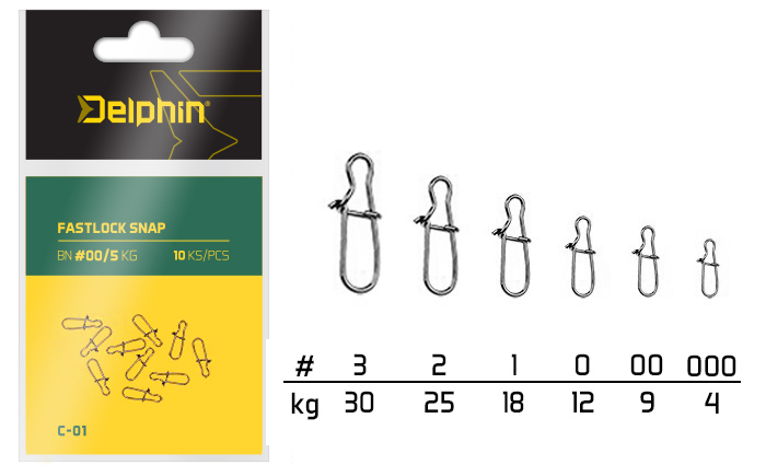 Fastlock Snap C-01/10ks BN/00