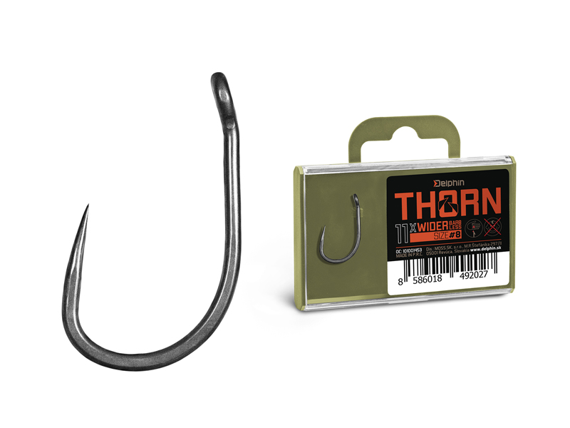 Háčky Delphin THORN Wider BarbLESS 11ks #8