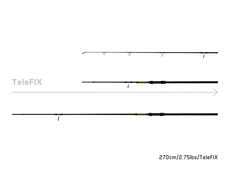 Prut Delphin STALX TeleFIX 270cm 2.75lbs