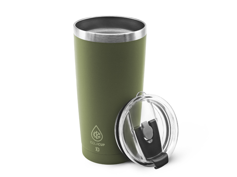 Termohrnek Delphin IsolaCUP Green 600ml