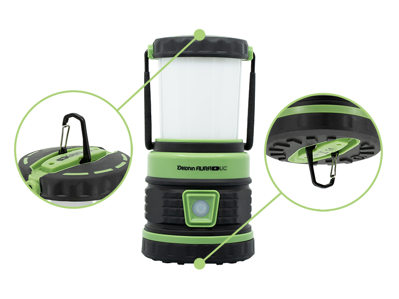 Kempingová lampa Delphin AURA+ UC 8,5W 5400mAh