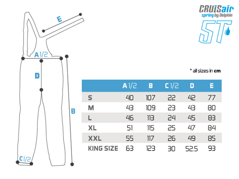 Kalhoty Delphin CruisAIR SPRING 5T M