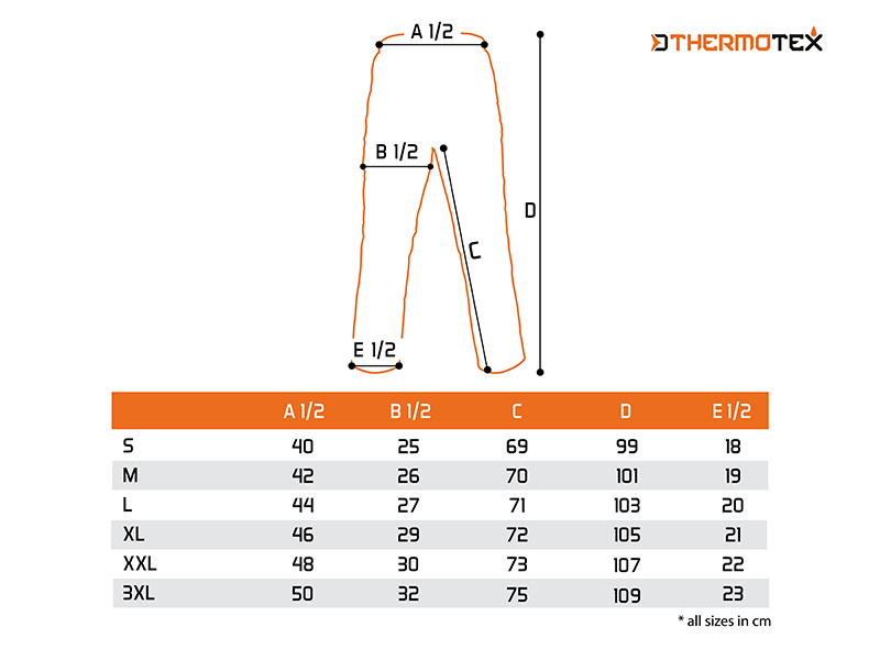 Outdoorové kalhoty Delphin ThermoTEX M