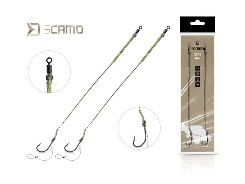 DELPHIN SCAMO SKIN RIG / 2DB 20CM/25LBS/#2