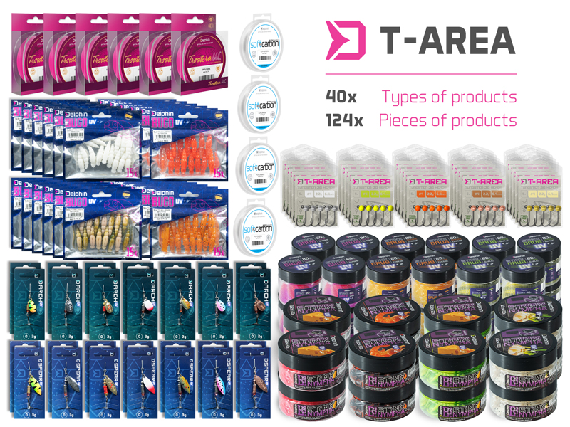 DELPHIN T-AREA PERGETŐ KÉSZLET 124 DB