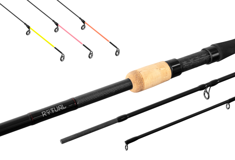 Prut Delphin Rytual Feeder + 3 špičky 360cm/Light