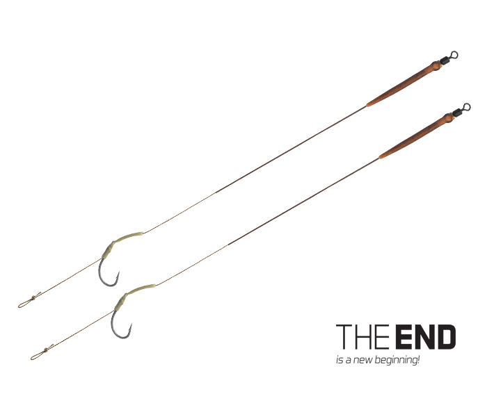 Návazec Delphin THE END Skin RIG 2ks 20cm 25lbs #6